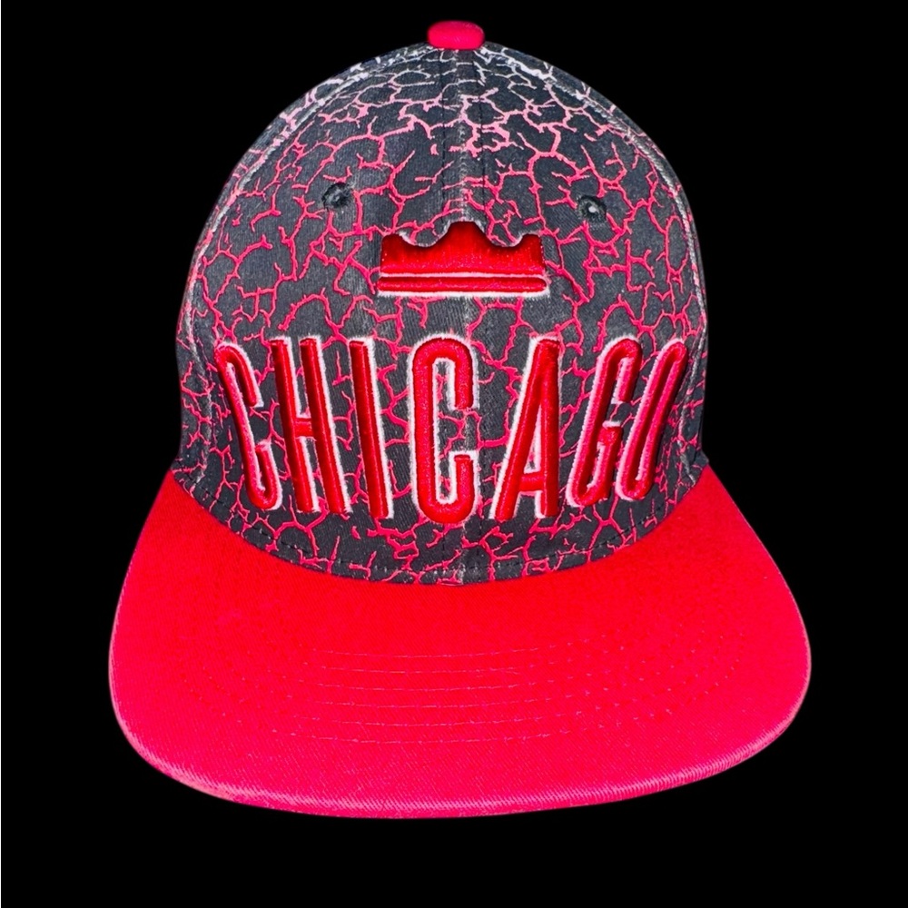 Vintage Leader Of The Game Chicago EmbroideredSnapback Hat Headwear 77